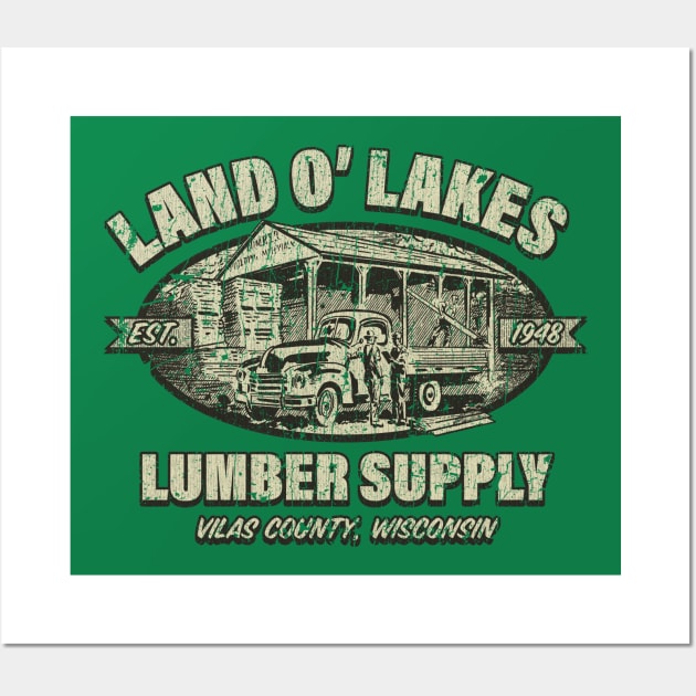 Land O’ Lakes Lumber Supply 1948 Wall Art by JCD666